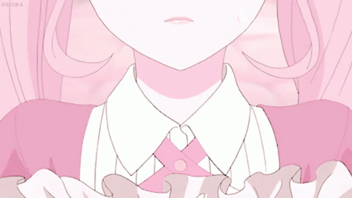 Pink Anime GIF - Pink Anime Alone GIFs