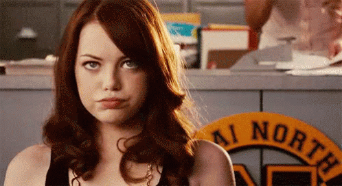 Not Surprised GIF - Easy A Emma Stone Olivia Penderghast GIFs