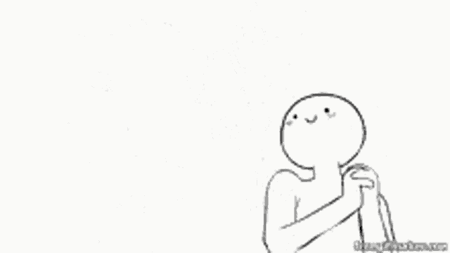 a black and white drawing of a woman with the words no horny pls