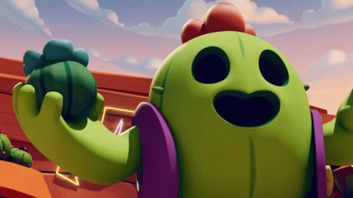 Green Cactus Throwing GIF - Green Cactus Throwing Tossing GIFs