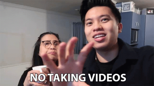 No Taking Videos Kimpoy Feliciano GIF - No Taking Videos Kimpoy Feliciano Bawal GIFs