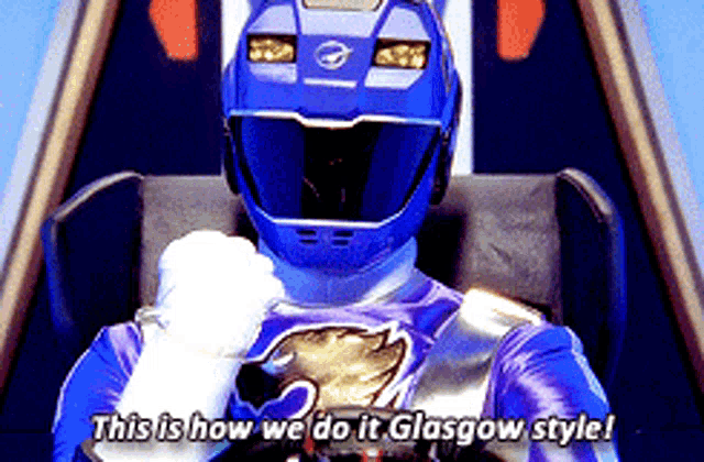Power Rangers Blue Ranger GIF - Power Rangers Blue Ranger Glasgow GIFs