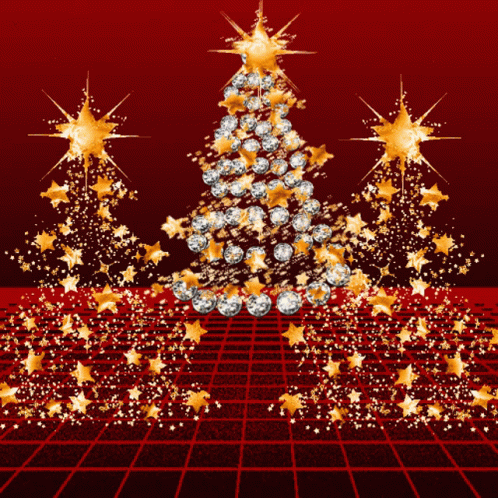 Boldog Karácsonyt Christmas Tree GIF - Boldog Karácsonyt Christmas Tree Stars GIFs
