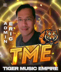 a tiger music empire poster with a man and a tiger on it