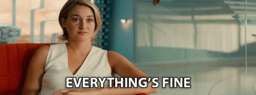 Everythings Fine Beatrice GIF - Everythings Fine Beatrice Shailene Woodley GIFs