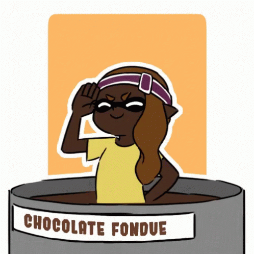 Chocolate Fondue Inkling GIF - Chocolate Fondue Inkling Splatoon2 GIFs