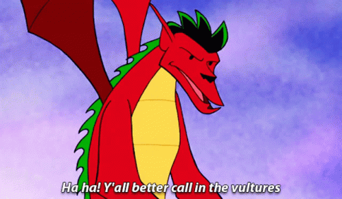 American Dragon Ha Ha GIF - American Dragon Ha Ha Yall Better Call In The Vultures GIFs