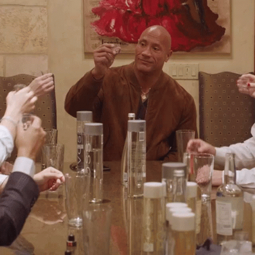 Cheers Dwayne Johnson GIF - Cheers Dwayne Johnson The Rock GIFs