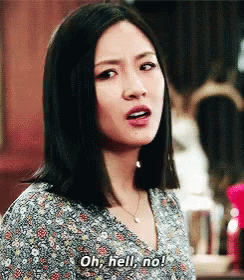 Aw Hell No Constance Wu GIF