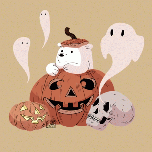 Halloween Ghosts GIF - Halloween Ghosts Skeleton GIFs