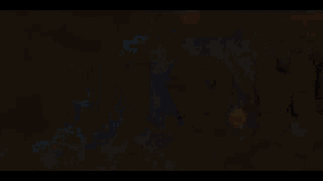 the letter n is glowing in the dark with a black background
