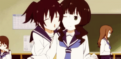 Bffs Anime GIF - Bffs Anime Hug GIFs