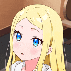 a girl with long blonde hair and blue eyes
