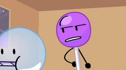 Lollipop Bfb Bubble Bfb GIF - Lollipop Bfb Bubble Bfb Care To Give Me Some Air No Straw Needed GIFs