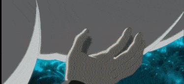 a person is holding a piece of ice in their hand