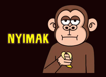 Cool Monkey Nyimak GIF - Nyimak Cool Monkey Monyet GIFs