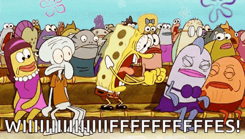 Spongebob Angry GIF