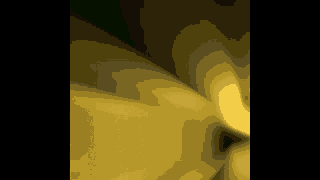 a yellow background with a black border and a few white lines