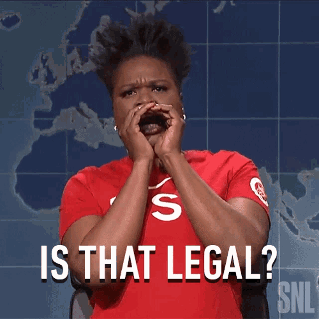 Is That Legal Weekend Update GIF - Is That Legal Weekend Update Saturday Night Live GIFs