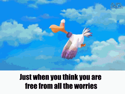 Just When You Think You Are Free From All The Worries Aumanimation GIF - Just When You Think You Are Free From All The Worries Aumanimation Andypirki GIFs