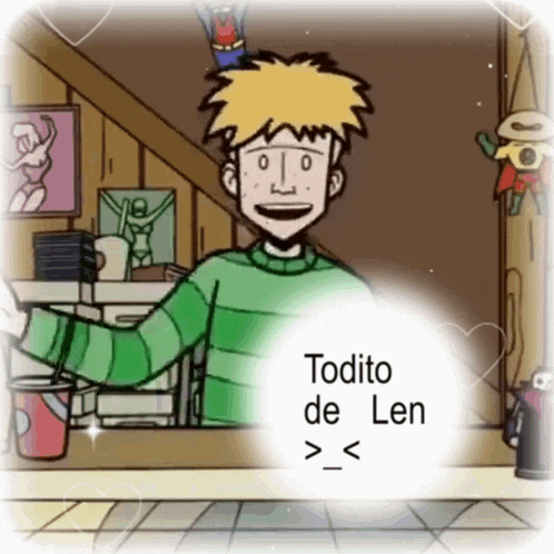 a cartoon character named todito de len