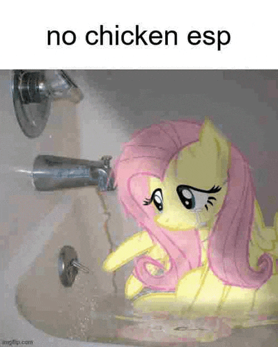 a cartoon pony is sitting in a bathtub with water pouring out of the shower head .