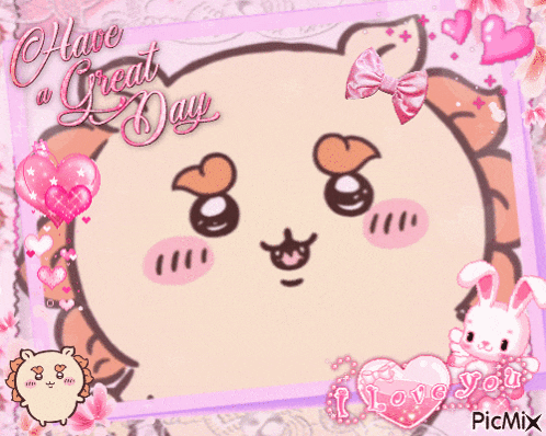 a card that says have a great day