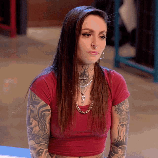 Teary Eyed Angel GIF - Teary Eyed Angel Ink Master GIFs