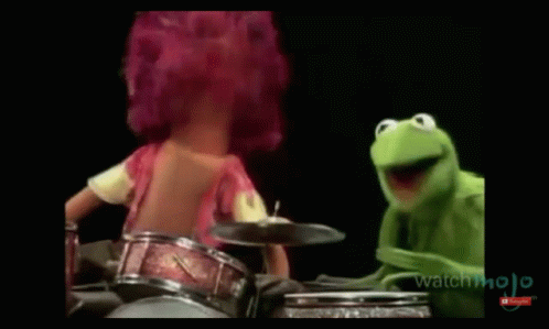The Muppets Kermit GIF - The Muppets Kermit Headbang GIFs