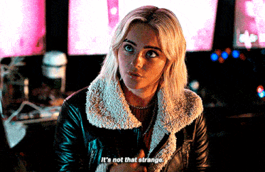 Doctor Who Ruby Sunday GIF - Doctor Who Ruby Sunday Its Not That Strange GIFs