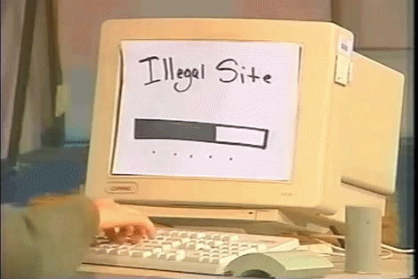 Illegal Website GIF - Illegal Website Legit GIFs