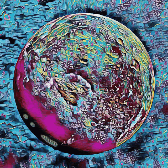 Warhol Worlds Planet Art GIF