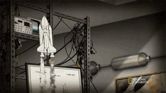 Flying Rocketship Cosmos GIF - Flying Rocketship Cosmos Possible Worlds GIFs