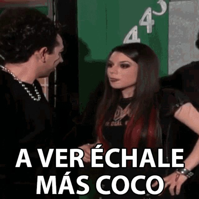 A Ver Echale Mas Coco Alejandra Lopez GIF - A Ver Echale Mas Coco Alejandra Lopez Vecinos GIFs