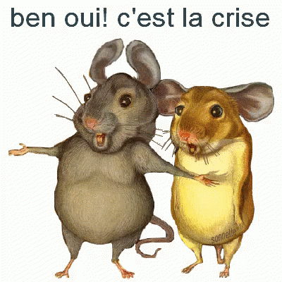 Ben Oui! C'Est La Crise GIF - Mouse Mice Cute Mouse GIFs