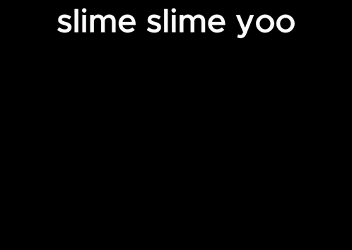 a person sticking their tongue out in front of a microphone with the text slime slime yoo