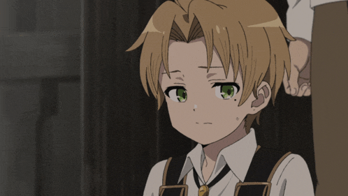 a young boy with brown hair and green eyes is wearing suspenders