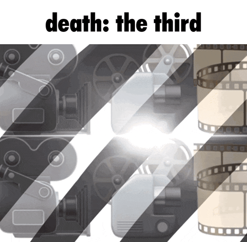 a poster that says death the third on top