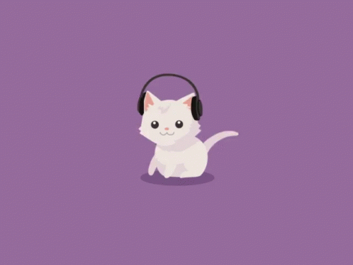 Kitten Headphones GIF - Kitten Headphones Music GIFs