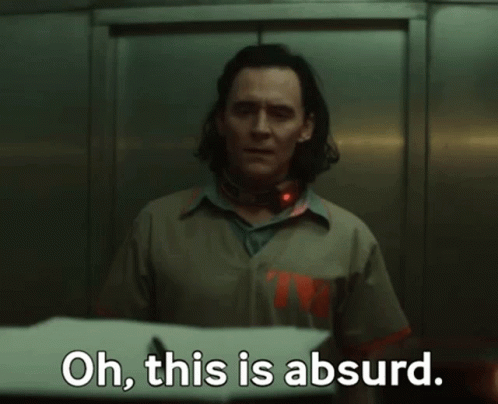 This Is Absurd Loki GIF - This Is Absurd Loki Tom Hiddleston GIFs