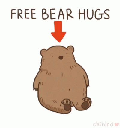 Free Bear Hugs Hug Me GIF - Free Bear Hugs Hug Me Hug GIFs