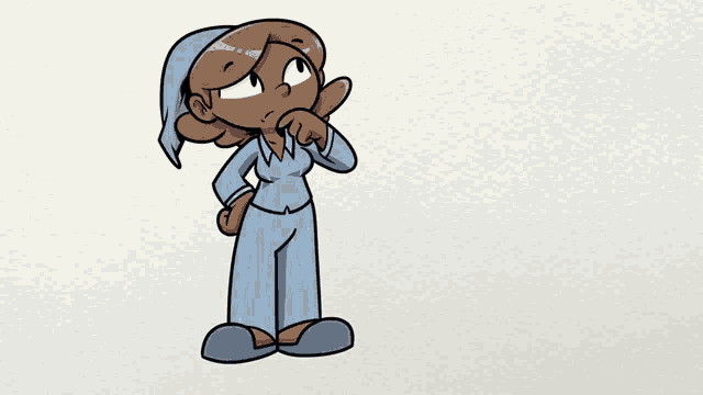 a cartoon illustration of a girl with the words higiene del sueño above her