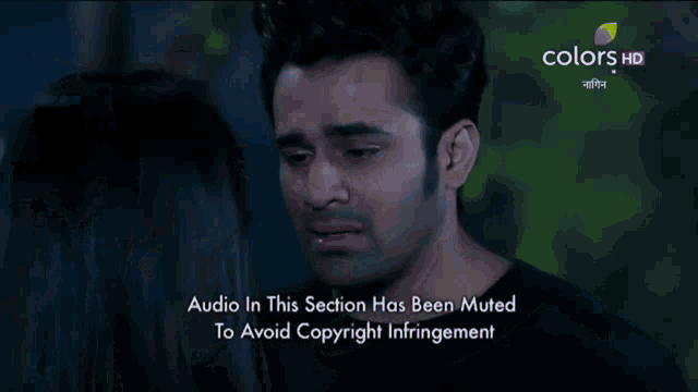 a man and a woman are hugging with the words audio in this section has been muted to avoid copyright infringement at the bottom