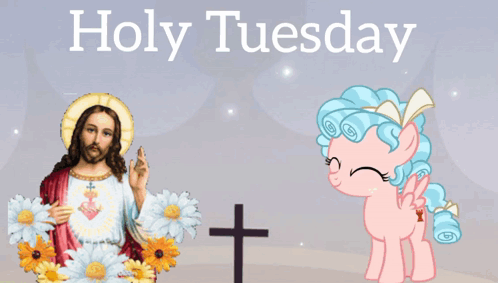Holy Tuesday Cozy Glow GIF - Holy Tuesday Cozy Glow Jesus GIFs
