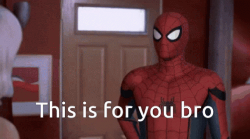 Spider Man Here You Go GIF - Spider Man Here You Go This Is For You GIFs