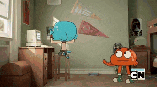 a cartoon character from the amazing world of gumball