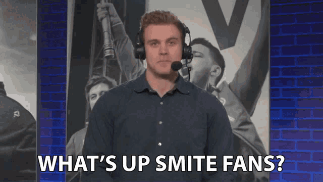 Whats Up Smite Fans Dave Olson GIF - Whats Up Smite Fans Dave Olson Smite Challenger Circuit Qualifiers GIFs