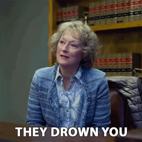 They Drown You Overpower GIF - They Drown You Overpower Drag You Down GIFs