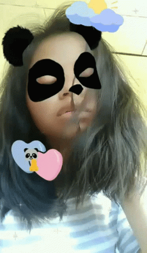 Ncungpesek Selfie GIF - Ncungpesek Selfie Panda Filter GIFs
