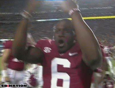 Too Excited GIF - Football Collegefootball Alabam GIFs